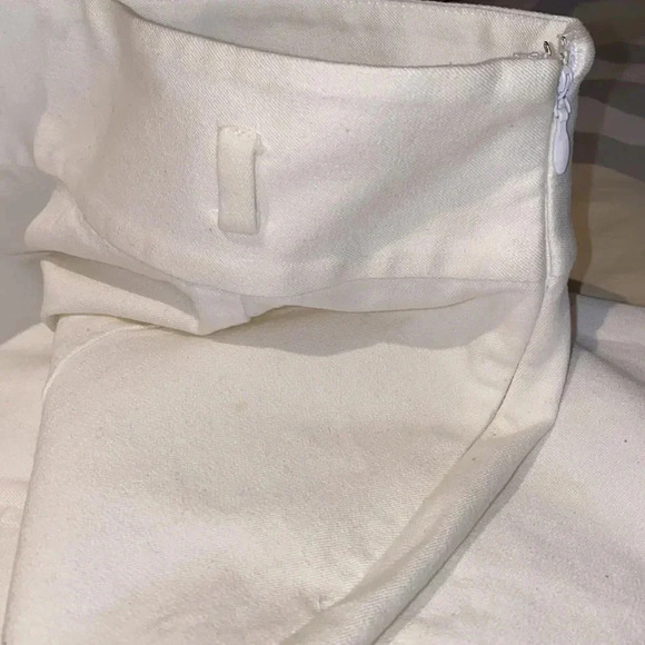 Lauren Ralph Lauren Ivory high waisted Midi skirt Sz 6 - Picture 10 of 11